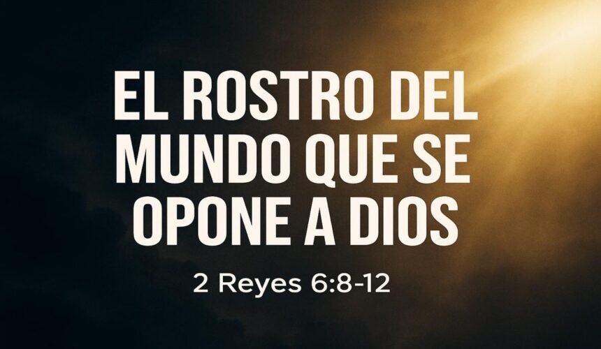 EL ROSTRO DEL MUNDO QUE SE OPONE A DIOS