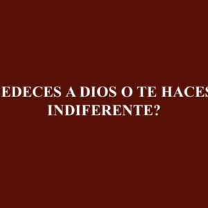 Presentacion mens dom 3 Mayo 2026 Obedeces a Dios o te haces el indiferente ¿Obedeces a Dios o te haces el indiferente?
